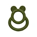 double ring natural latex teether toy